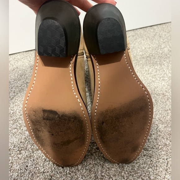 Masterson Boot Company Tan/Pink Mid Calf Cowboy Boots Sz 7 - Picture 3 of 9